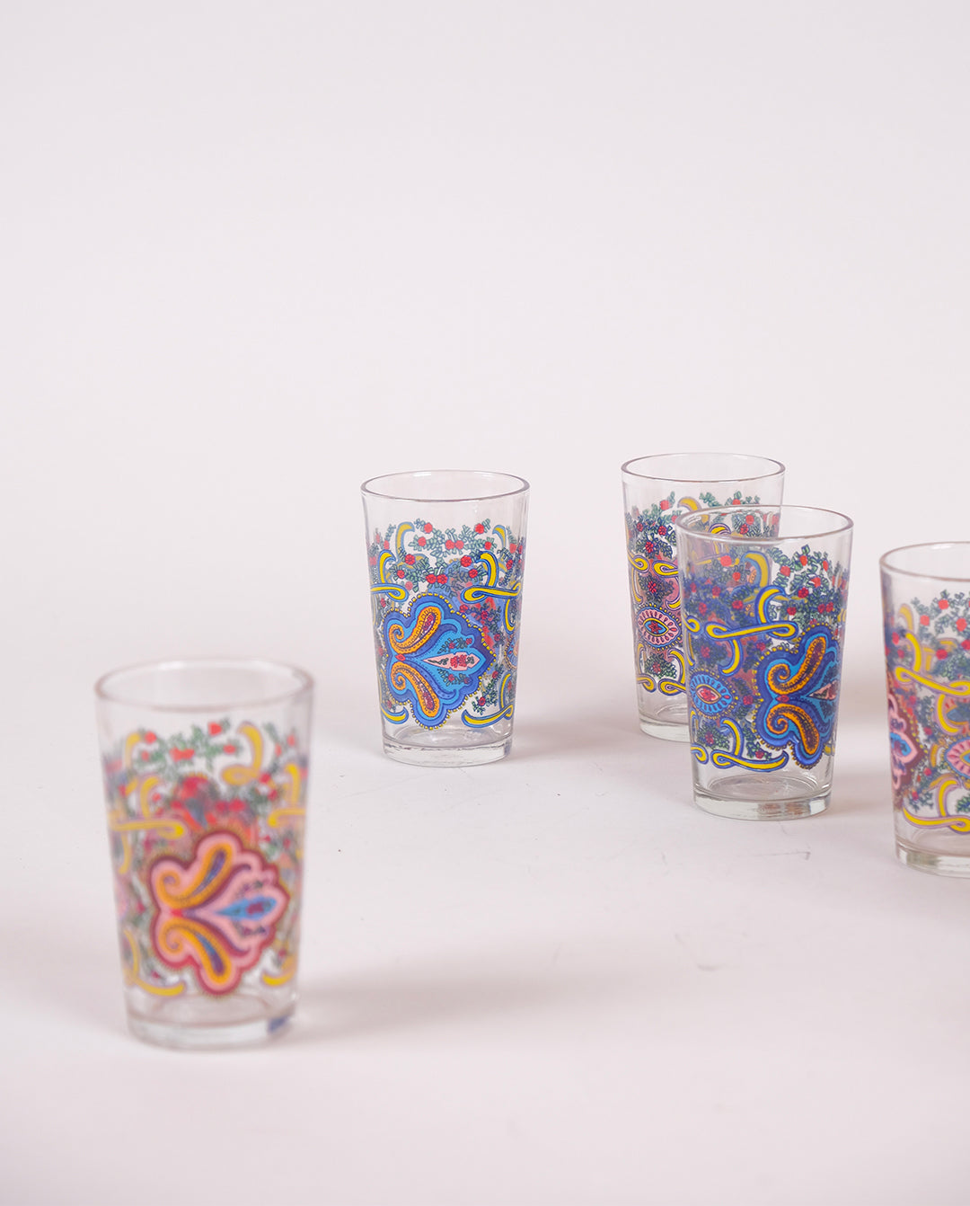 Verres à thé motifs cachemire