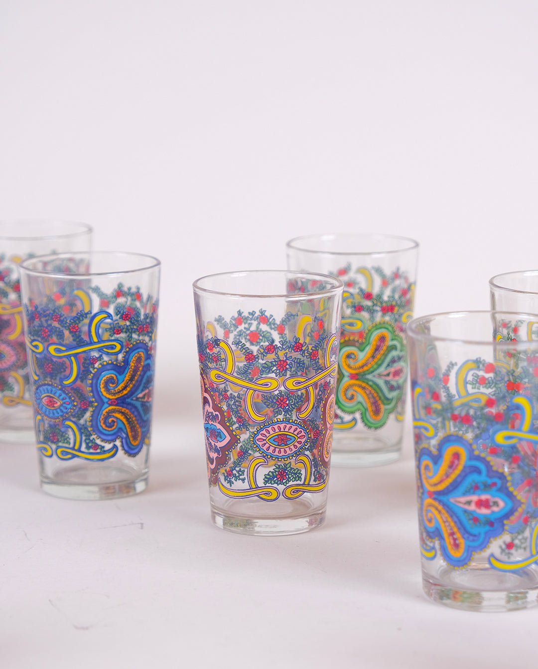 Verres à thé motifs cachemire