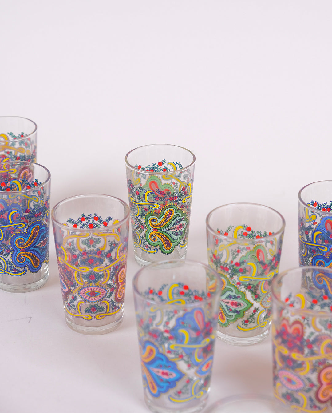 Verres à thé motifs cachemire