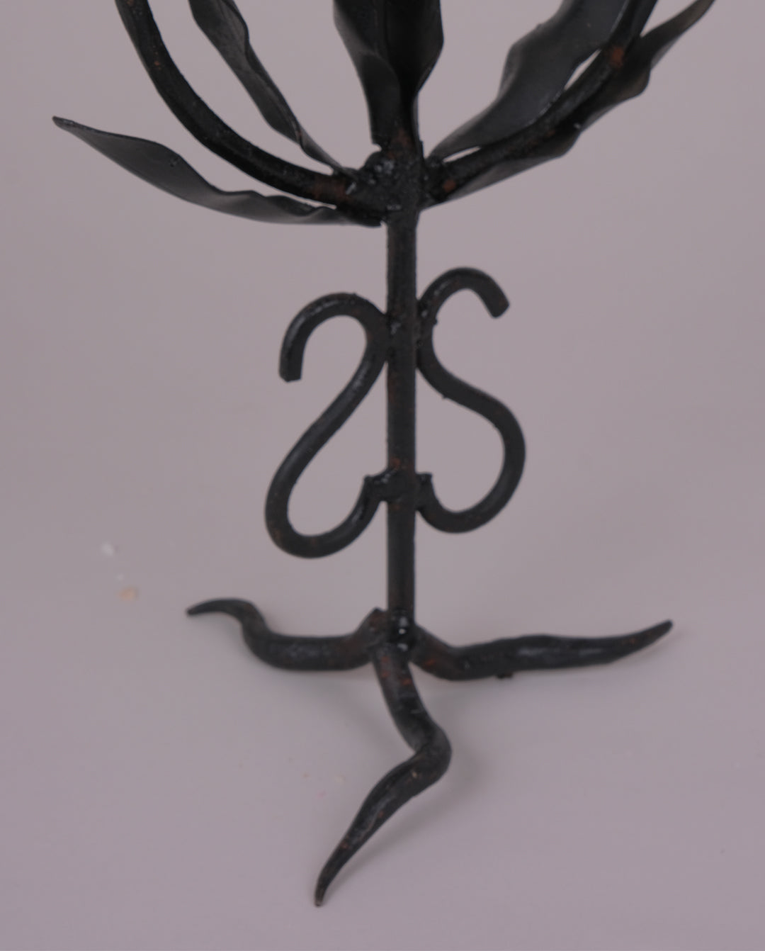 Bougeoir en fer forgé