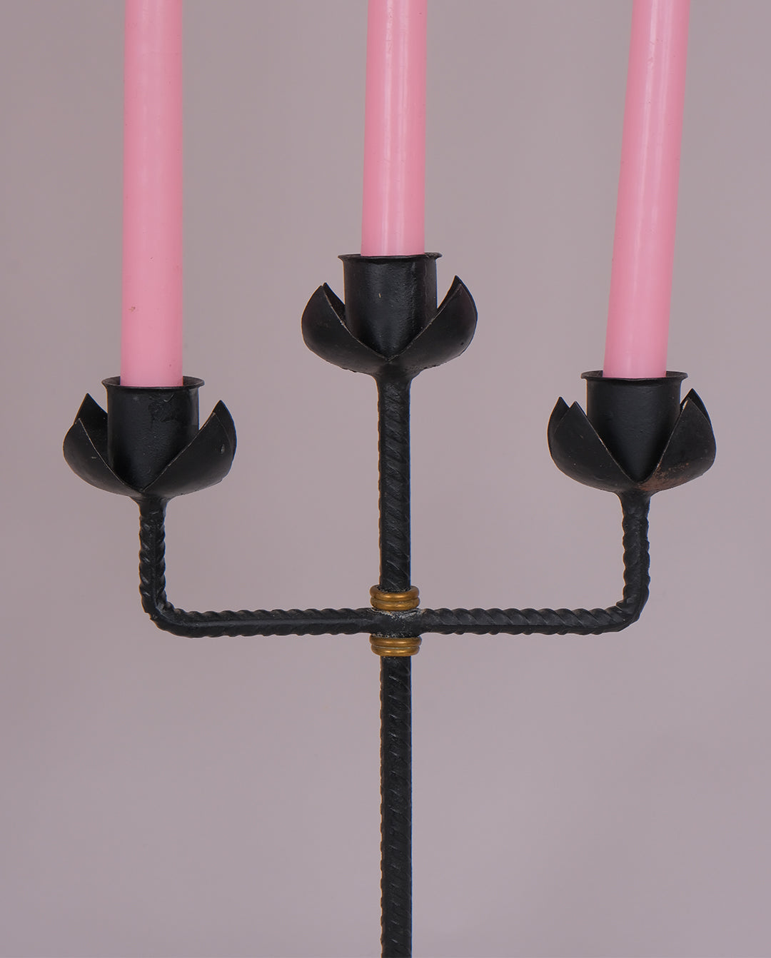 Bougeoirs style brutaliste x2