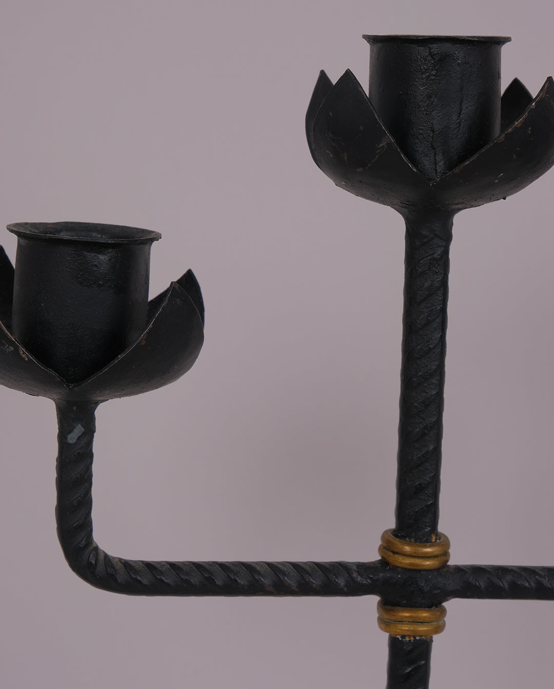 Bougeoirs style brutaliste x2