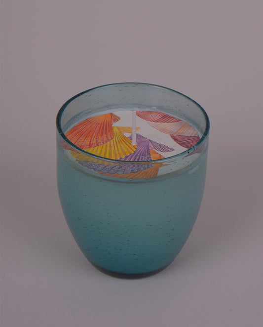Bougie — verre bleu clair