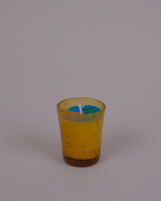 Bougie — verre ambré