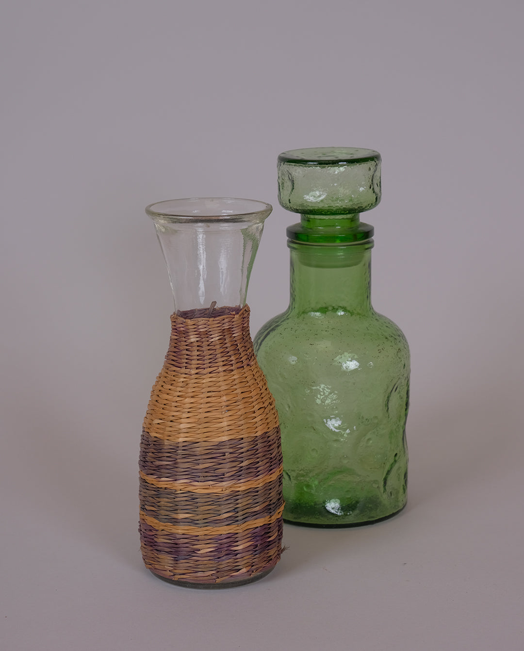 Carafe en osier