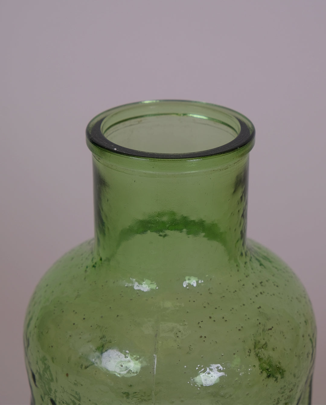 Bouteille en verre teinté années 70