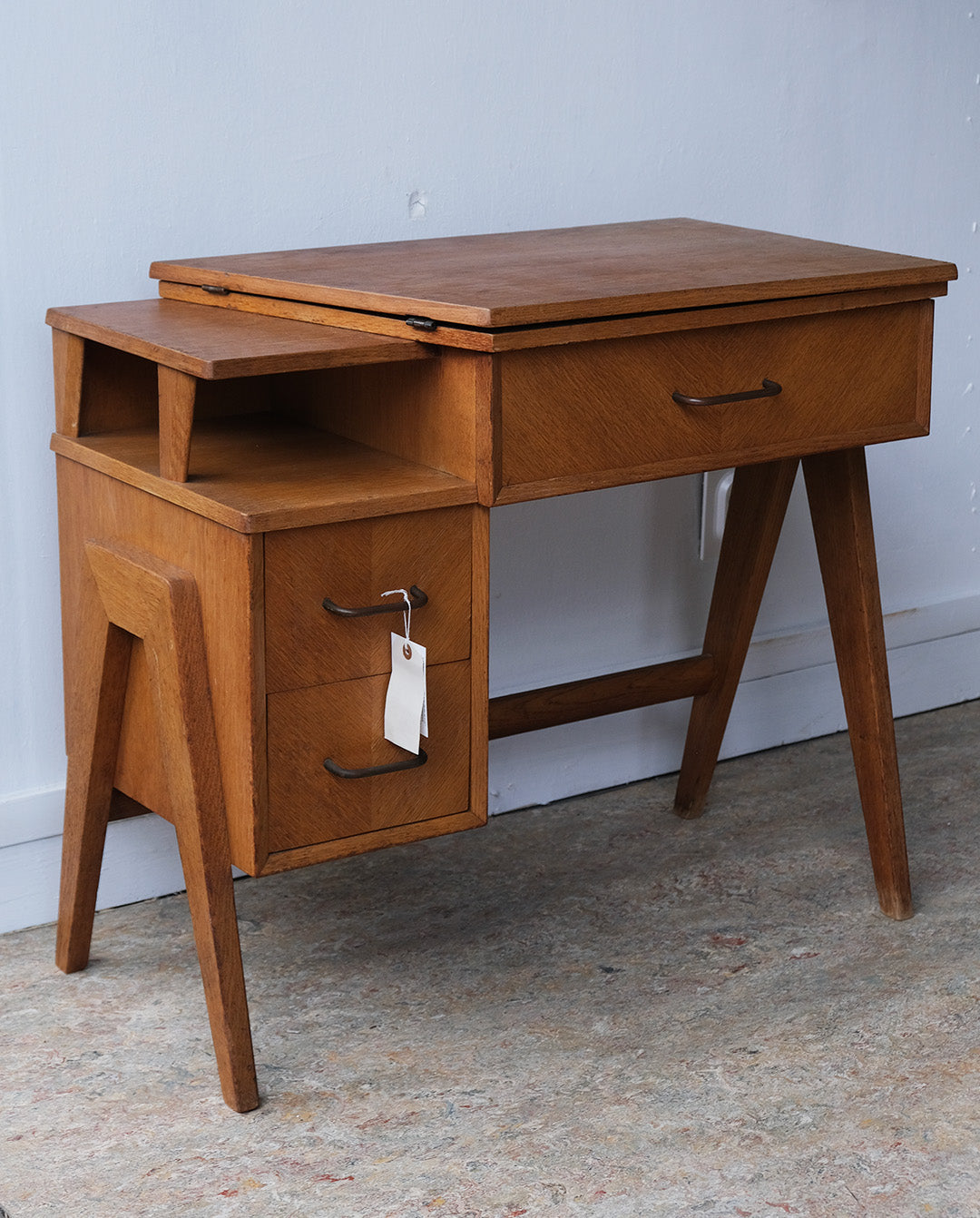 Bureau ou meuble de travail, années 50-60