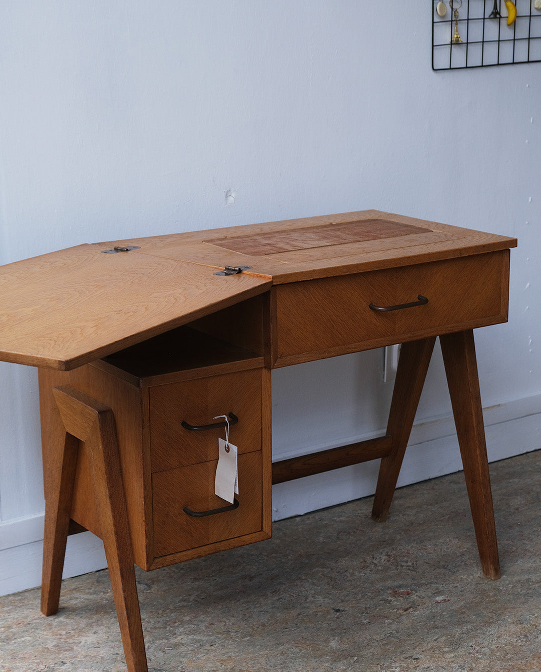Bureau ou meuble de travail, années 50-60