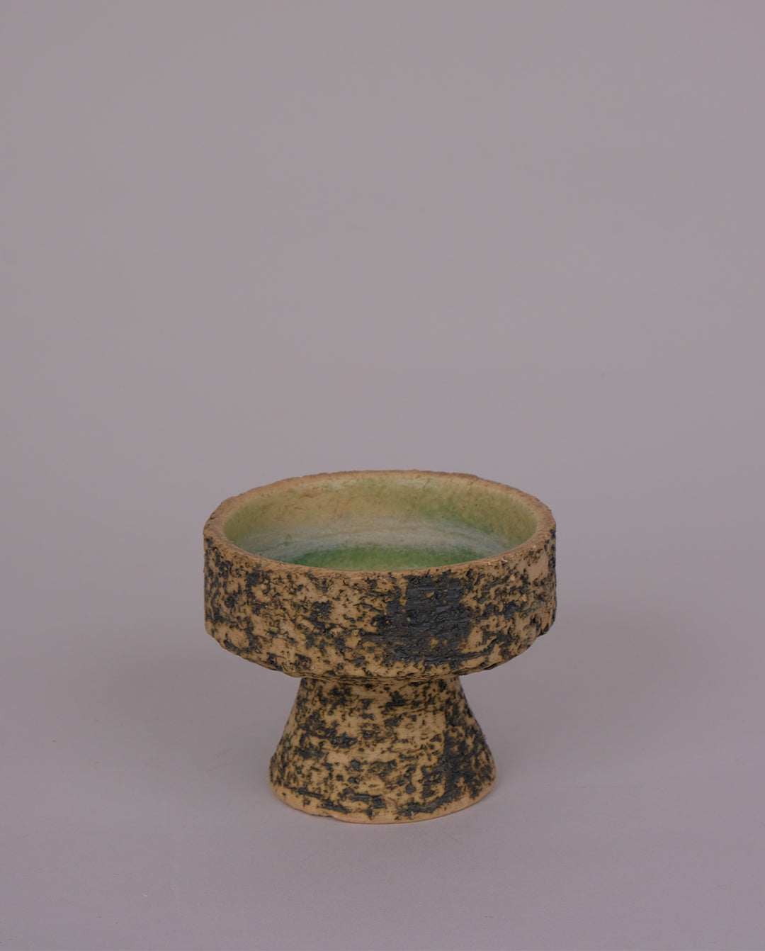 Bougeoir en céramique texturée