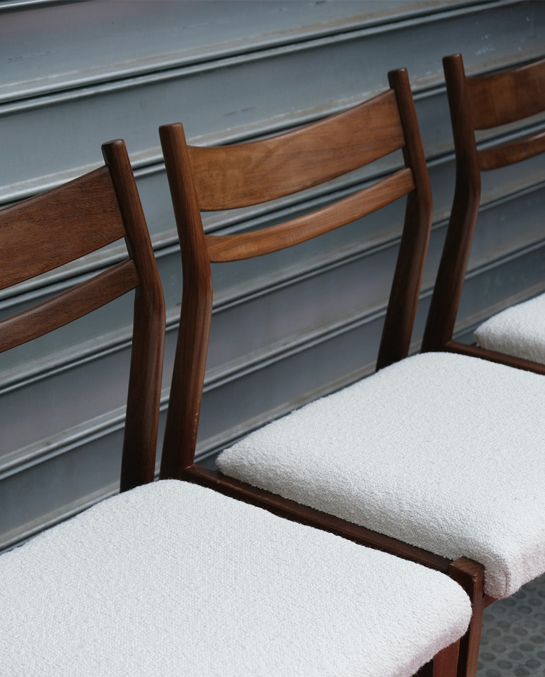 Chaises style scandinave en teck x4