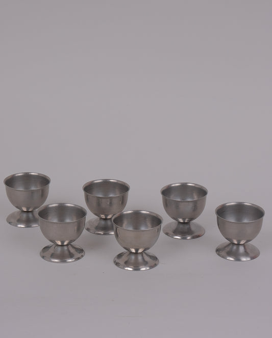 Coquetiers en inox x6
