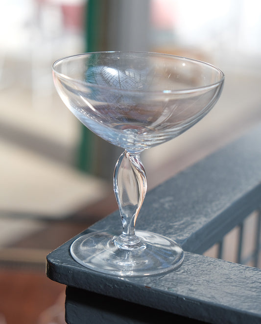 Coupes à champagne en cristal x5