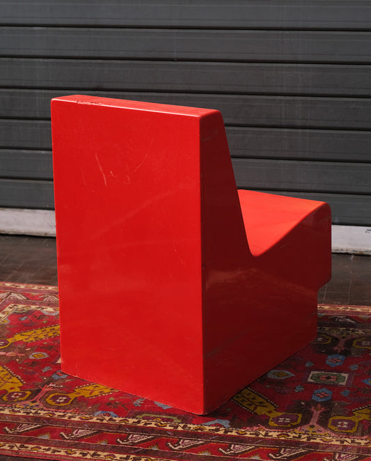 Fauteuil en fibres de verre, vintage, années 60-70