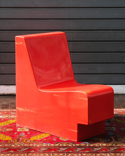 Fauteuil en fibres de verre, vintage, années 60-70