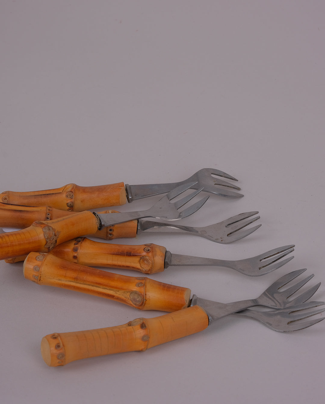 Fourchettes à huîtres en bambou