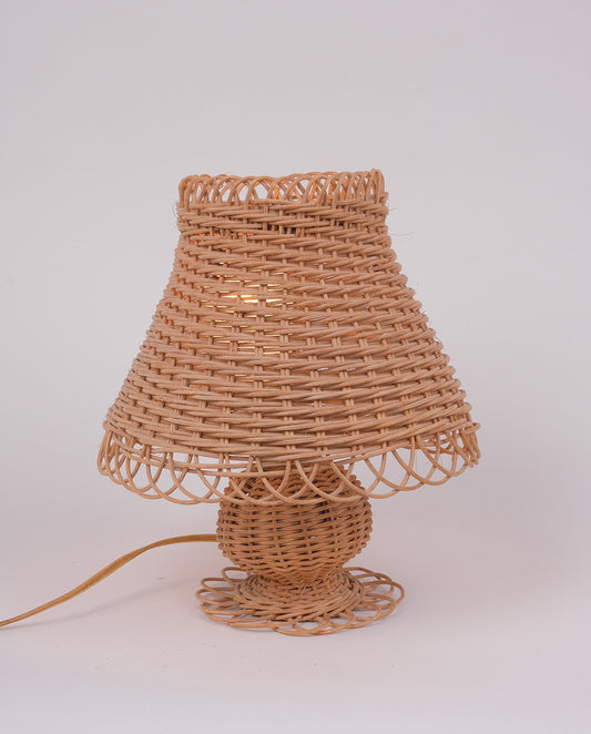 Lampe en osier