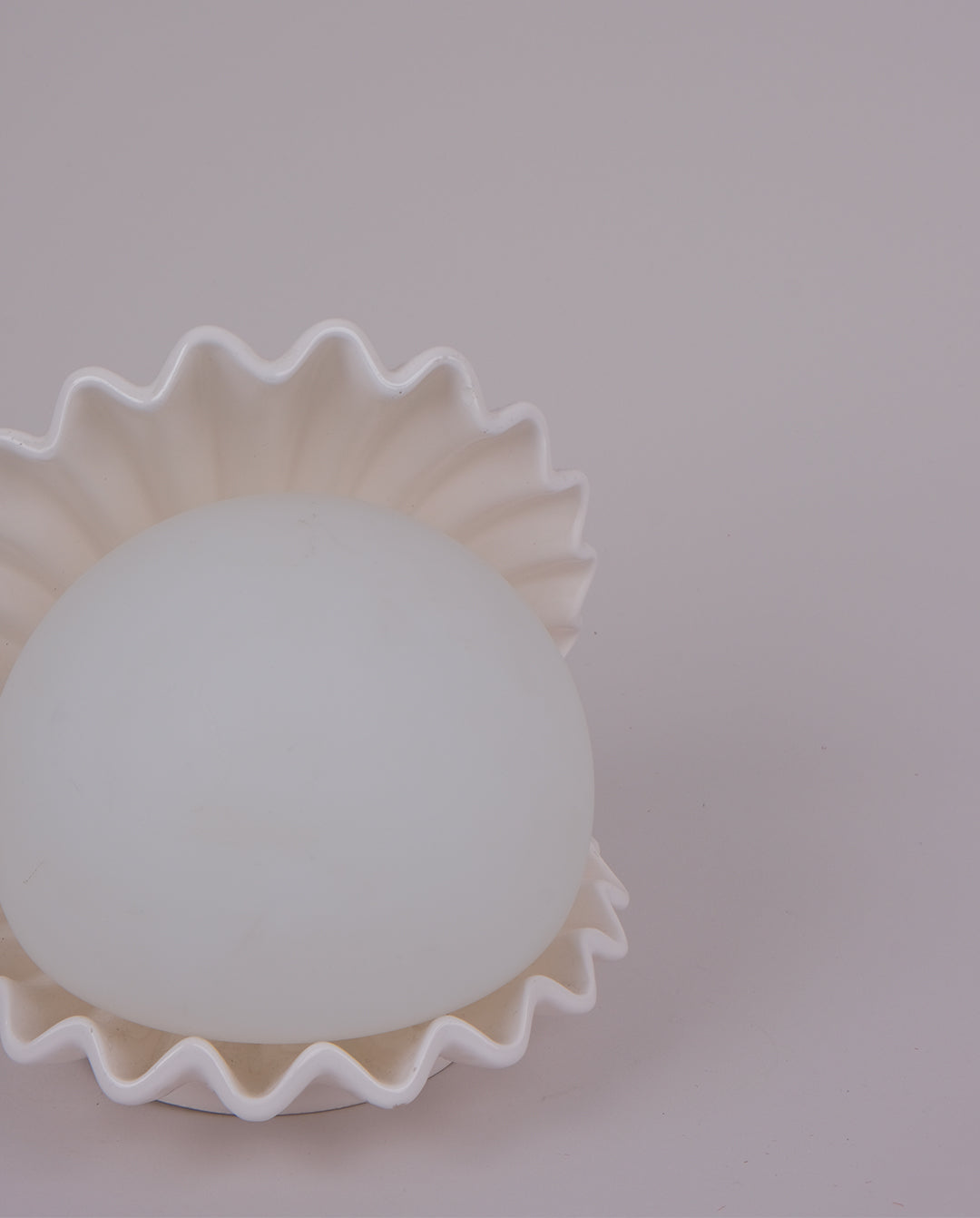 Lampe en céramique coquille St-Jacques