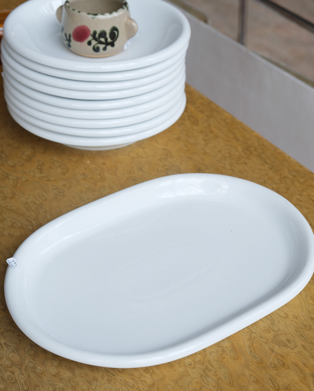 Plat de service ovale Rondo