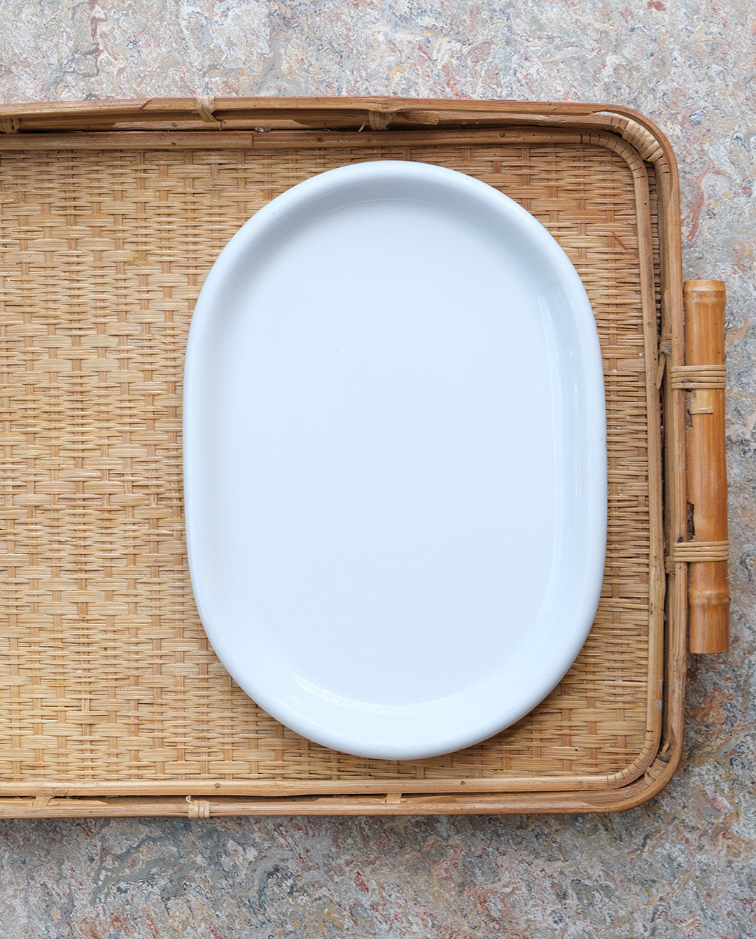 Plat de service ovale Rondo