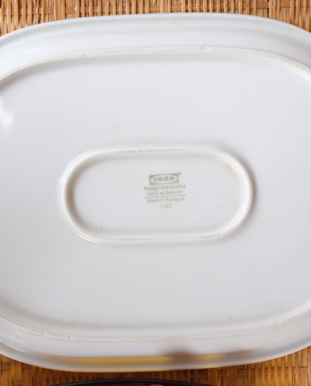 Plat de service ovale Rondo
