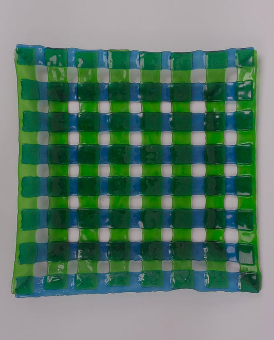 Plateau en pâte de verre