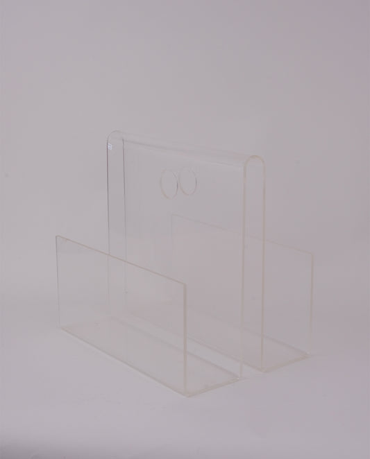 Porte-revue en plexiglas