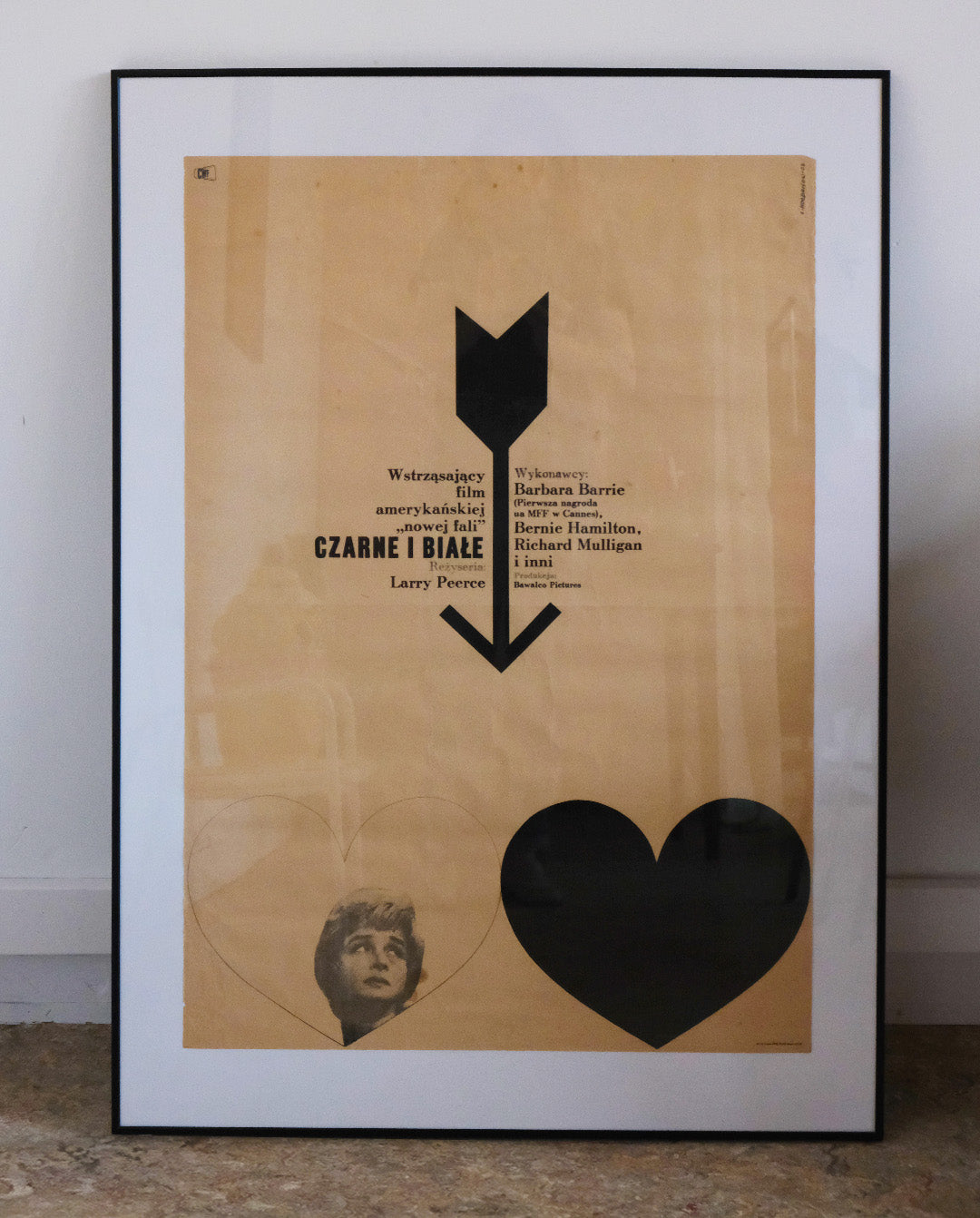 Affiche polonaise du film One Potato, Two Potato, 1964
