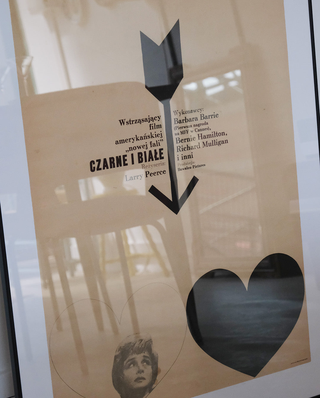 Affiche polonaise du film One Potato, Two Potato, 1964