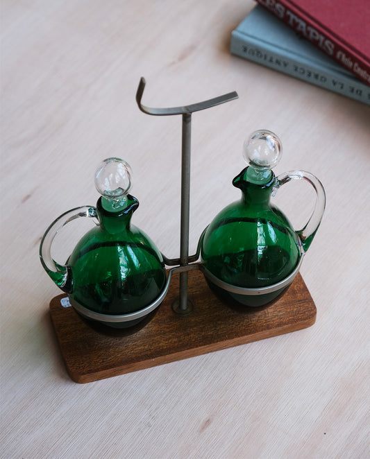 Serviteur huile & vinaigre, vintage, Italy