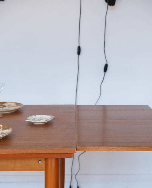 Table à manger a rallonges, années 60