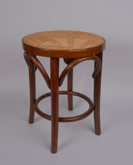 Tabouret en bois courbé