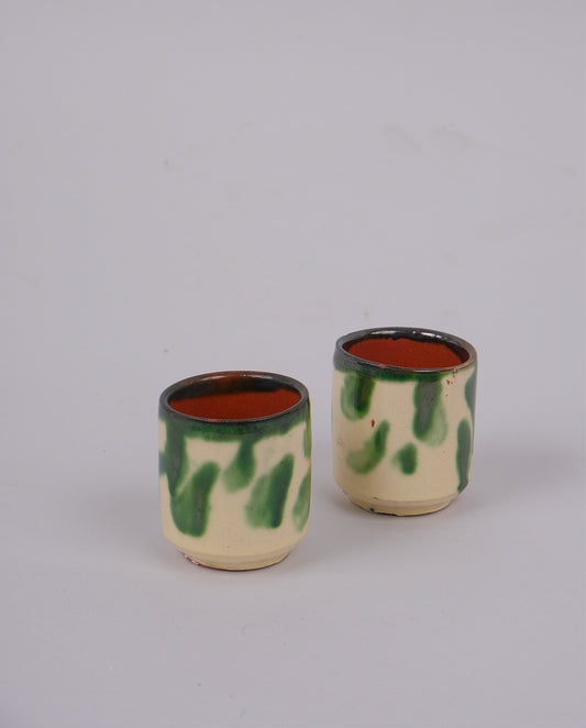 Tasses à expresso en argile