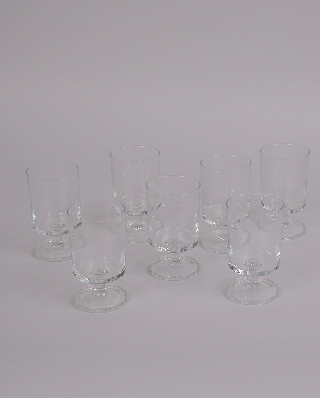 Verres à pied x7