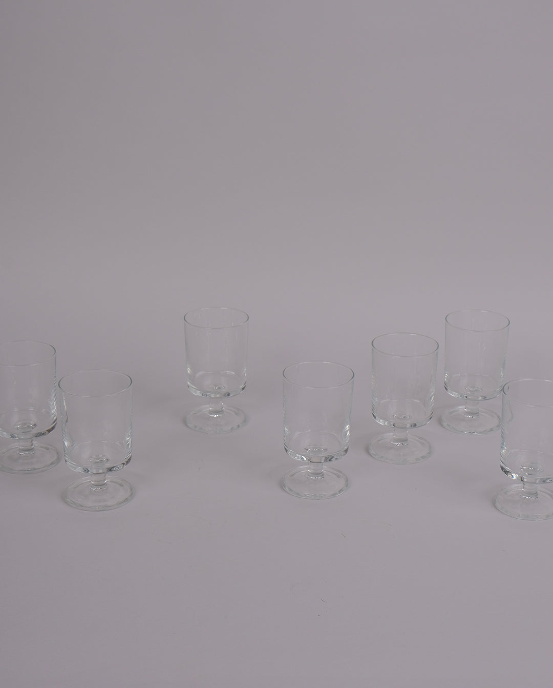 Verres à pied x7