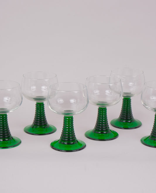 Verres alsaciens x6