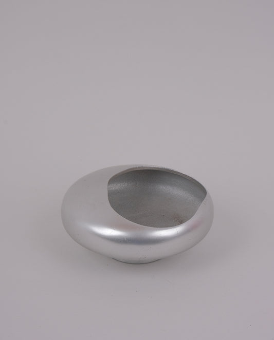 Vide-poche en aluminium, années 70