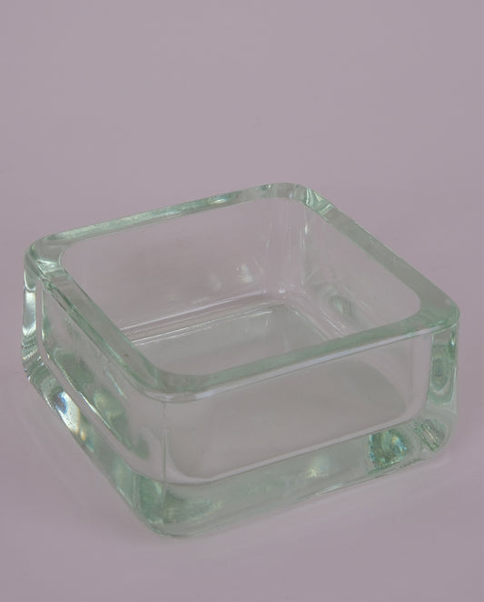 Vide-poche en verre pressé, dans le goût LUMAX, vintage