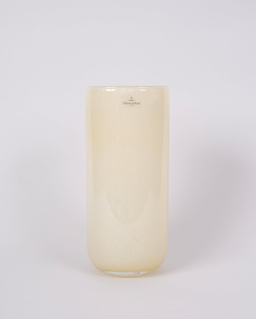 Vase en verre moucheté