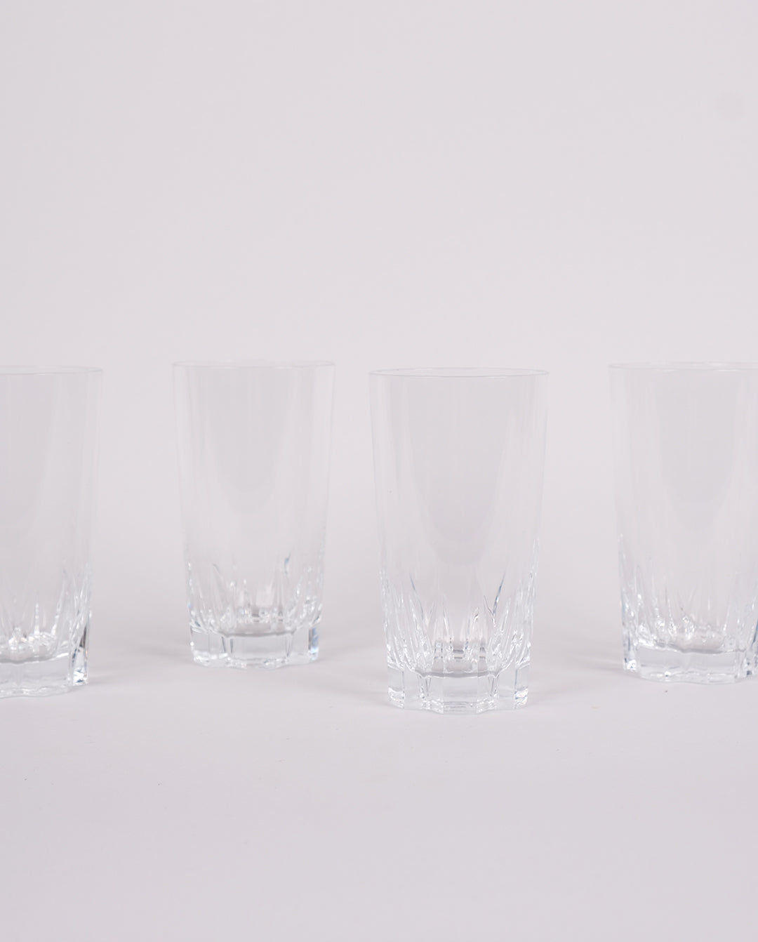 Verres hauts ciselés