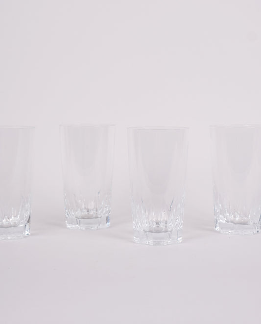 Verres hauts ciselés